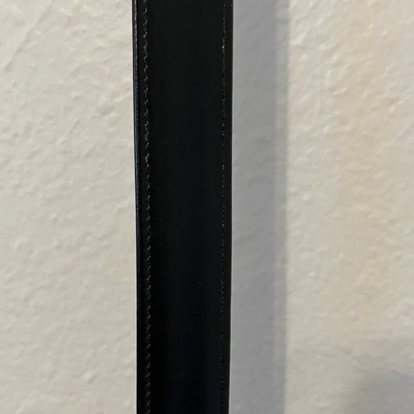 Vintage Black Coach Belt, Size Small